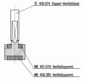 Doppel - Ventilstössel WB 400 973-U